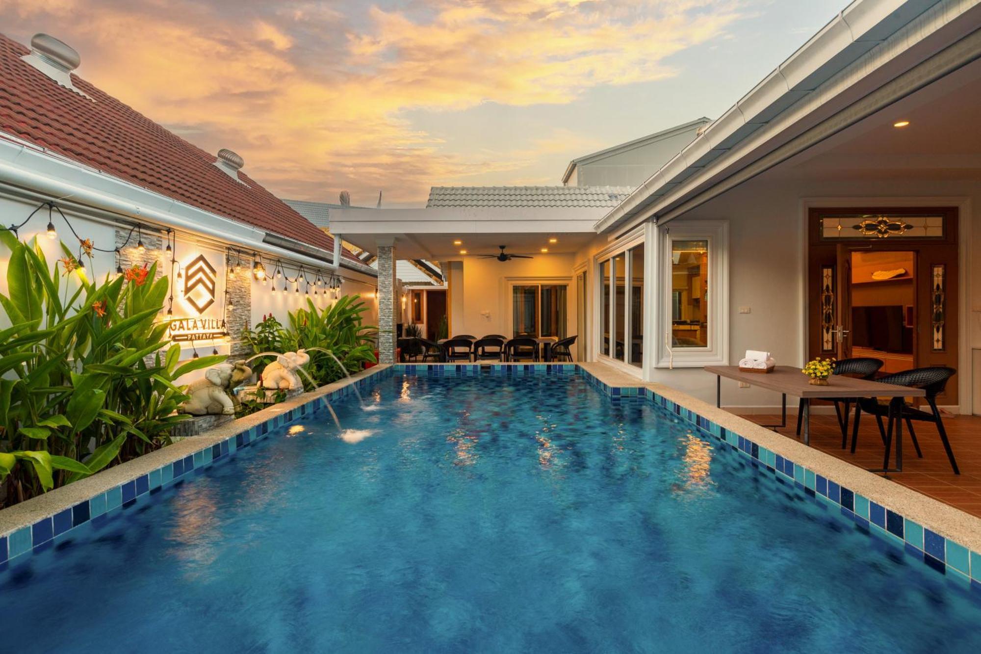 Pattaya Private Villa - Pool,Sauna,Snooker,Bbq Exteriér fotografie