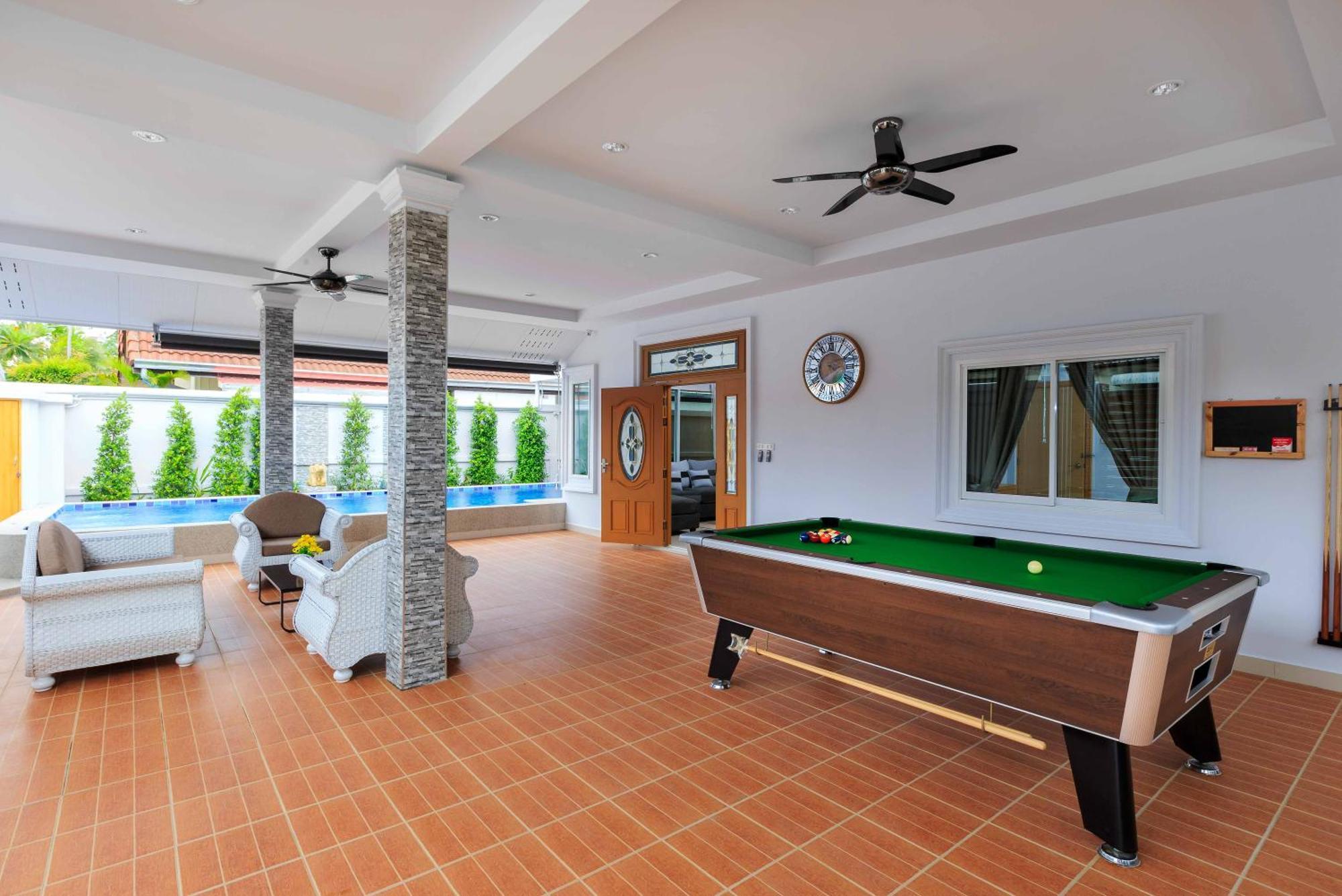 Pattaya Private Villa - Pool,Sauna,Snooker,Bbq Exteriér fotografie