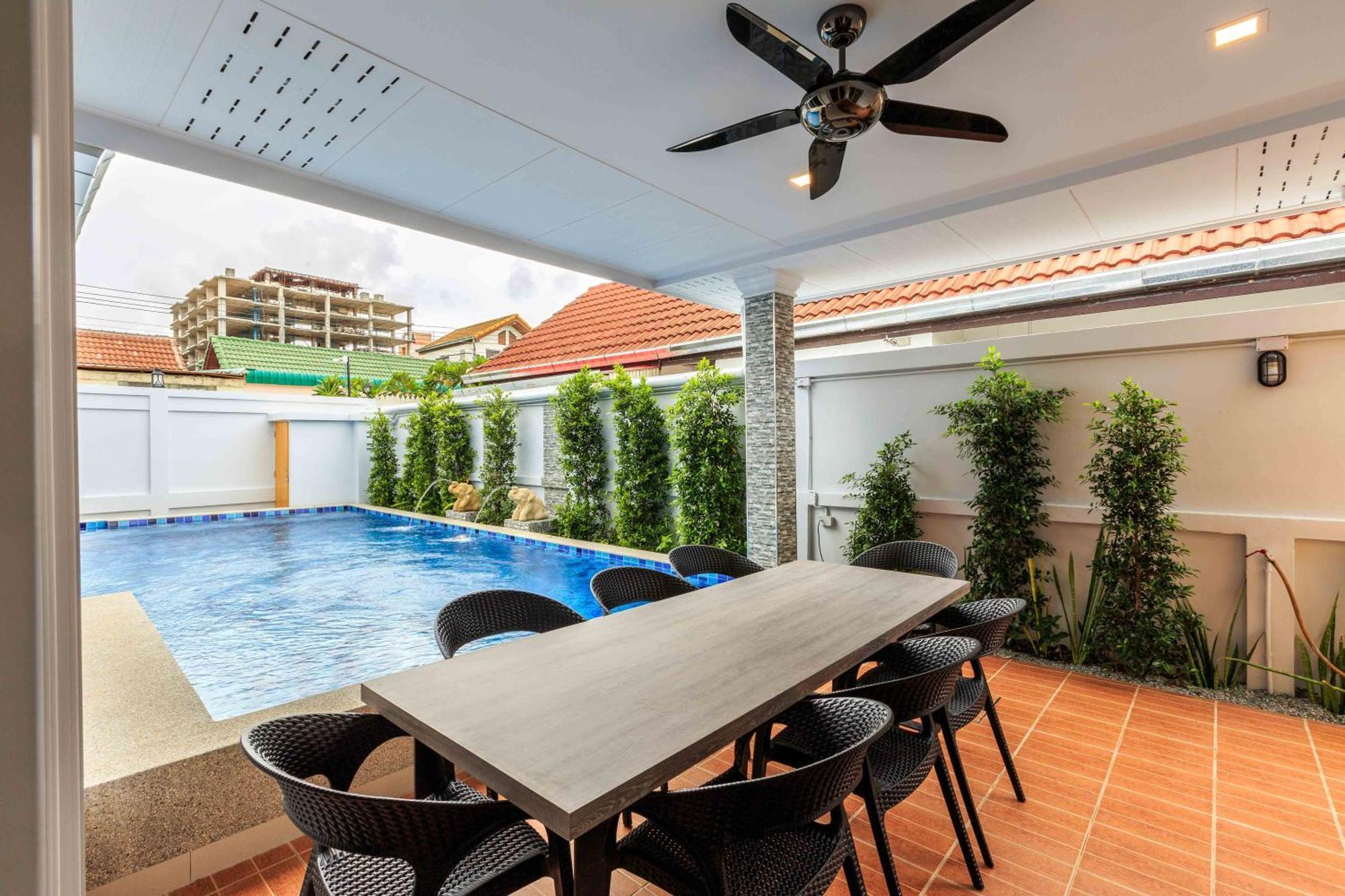 Pattaya Private Villa - Pool,Sauna,Snooker,Bbq Exteriér fotografie
