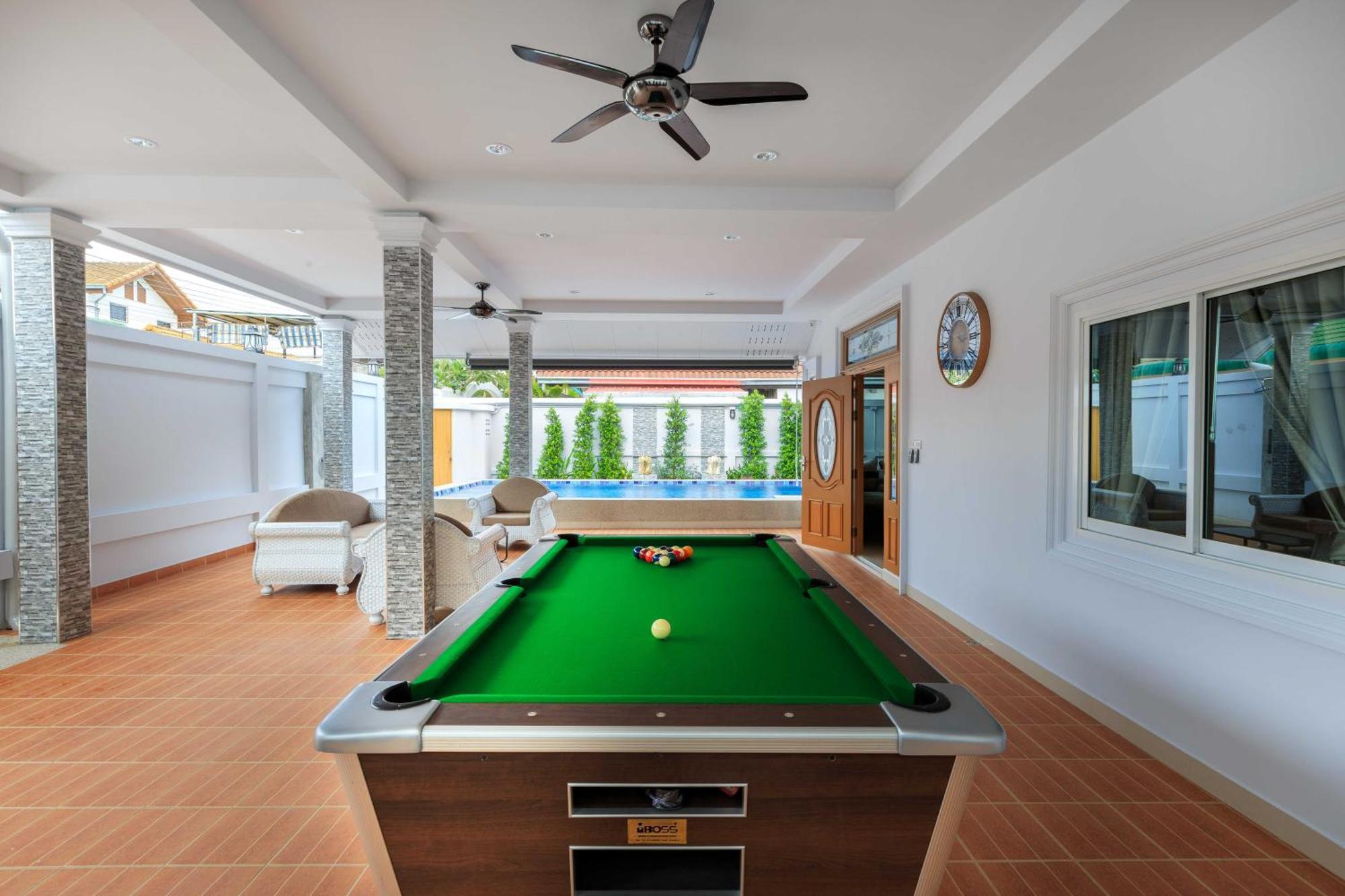 Pattaya Private Villa - Pool,Sauna,Snooker,Bbq Exteriér fotografie